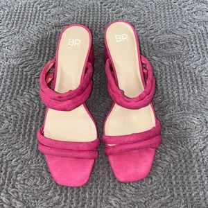 BP Hot Pink Stappy Heels